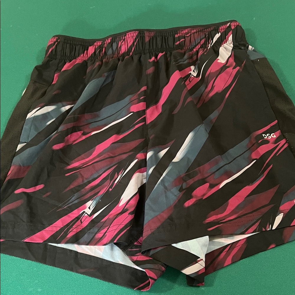 DSG  women’s Black & Pink Performance Running Shorts